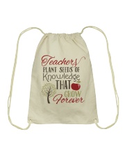Teacher Plant Seeds Drawstring Bag tile