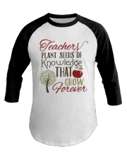 Teacher Plant Seeds Baseball Tee tile
