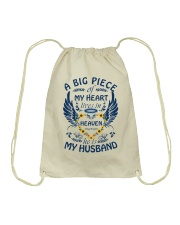 A Big Piece Of My Heart Drawstring Bag thumbnail