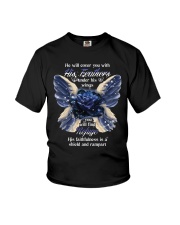 He Will Cover You With His Feathers Youth T-Shirt thumbnail
