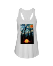 Camping Starry Night Art Poster Ladies Flowy Tank thumbnail