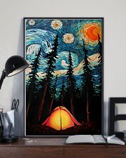 Camping Starry Night Art Poster 11x17 Poster lifestyle-poster-2