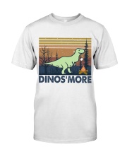 Dinosmore Funny Camping Shirt Classic T-Shirt thumbnail
