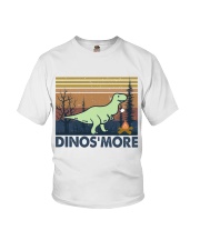 Dinosmore Funny Camping Shirt Youth T-Shirt thumbnail