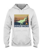 Dinosmore Funny Camping Shirt Hooded Sweatshirt front