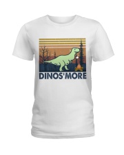 Dinosmore Funny Camping Shirt Ladies T-Shirt thumbnail