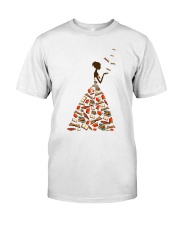 A Girl Loves Books Classic T-Shirt front