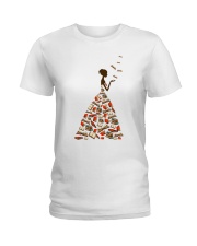 A Girl Loves Books Ladies T-Shirt tile