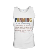 Farming Activity Unisex Tank tile