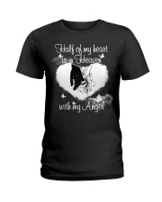 Half Of My Heart Is In Heaven Ladies T-Shirt thumbnail