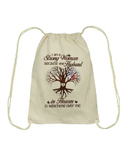 I Am Strong Woman Drawstring Bag thumbnail
