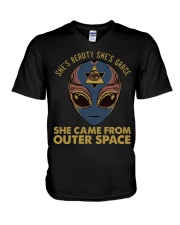 She Is Beauty V-Neck T-Shirt thumbnail