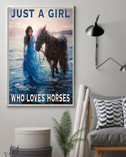 Just A Girl Who Loves Horse 11x17 Poster lifestyle-poster-1