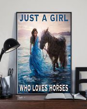 Just A Girl Who Loves Horse 11x17 Poster lifestyle-poster-2