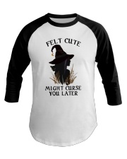 Witch Felt Cute Baseball Tee thumbnail