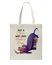 Just A Girl Who Loves Books Tote Bag thumbnail