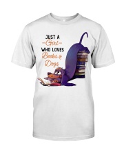 Just A Girl Who Loves Books Classic T-Shirt front