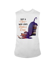 Just A Girl Who Loves Books Sleeveless Tee thumbnail