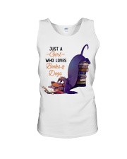 Just A Girl Who Loves Books Unisex Tank thumbnail