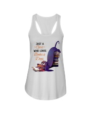 Just A Girl Who Loves Books Ladies Flowy Tank thumbnail
