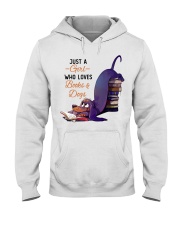 Just A Girl Who Loves Books Hooded Sweatshirt thumbnail