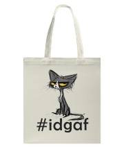Cat IDGAF Tote Bag thumbnail