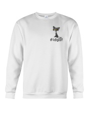 Cat IDGAF Crewneck Sweatshirt thumbnail