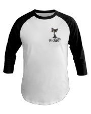 Cat IDGAF Baseball Tee thumbnail