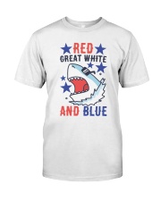 Red Great White And Blue Classic T-Shirt thumbnail