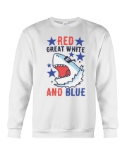 Red Great White And Blue Crewneck Sweatshirt thumbnail