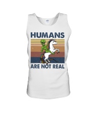 Humans Are Not Real Unisex Tank thumbnail