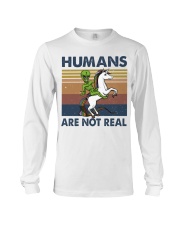 Humans Are Not Real Long Sleeve Tee thumbnail
