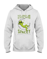 Lazy Crazy Hooded Sweatshirt front
