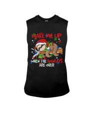 Wake Me Up Lazy Sloth Sleeveless Tee thumbnail