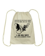 I Am His Wife Drawstring Bag tile