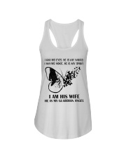 I Am His Wife Ladies Flowy Tank tile