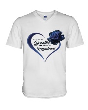 As Long As I Breath V-Neck T-Shirt tile