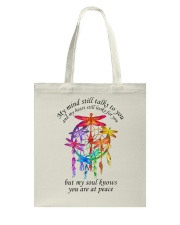 My Mind Talk To You Tote Bag thumbnail