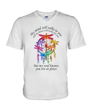 My Mind Talk To You V-Neck T-Shirt thumbnail