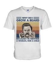 Why Do I Grow V-Neck T-Shirt thumbnail