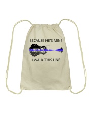 Because He Is Mine Drawstring Bag thumbnail
