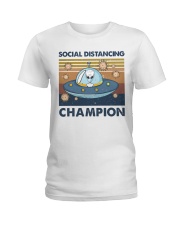 Social Distancing Ladies T-Shirt thumbnail