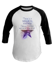 Theres A Million Thing Baseball Tee tile