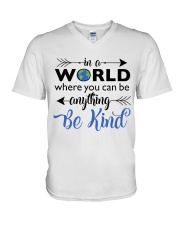 Be Anything Be Kind V-Neck T-Shirt thumbnail