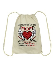 In Memory Of My Mom Drawstring Bag thumbnail