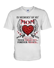 In Memory Of My Mom V-Neck T-Shirt thumbnail