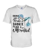 Drink Like A Pirate V-Neck T-Shirt thumbnail
