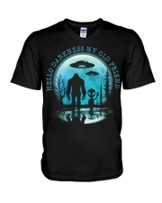 Hello Darkness My Old Friend V-Neck T-Shirt tile