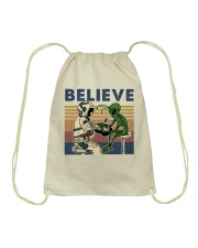 Believe In Alien Drawstring Bag tile