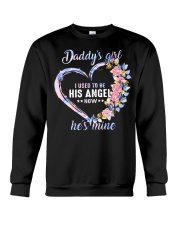 Daddys Girl I Used To Be His Angel Crewneck Sweatshirt thumbnail